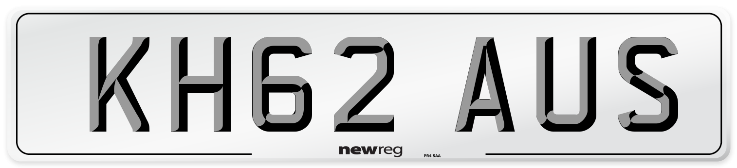 KH62 AUS Number Plate from New Reg